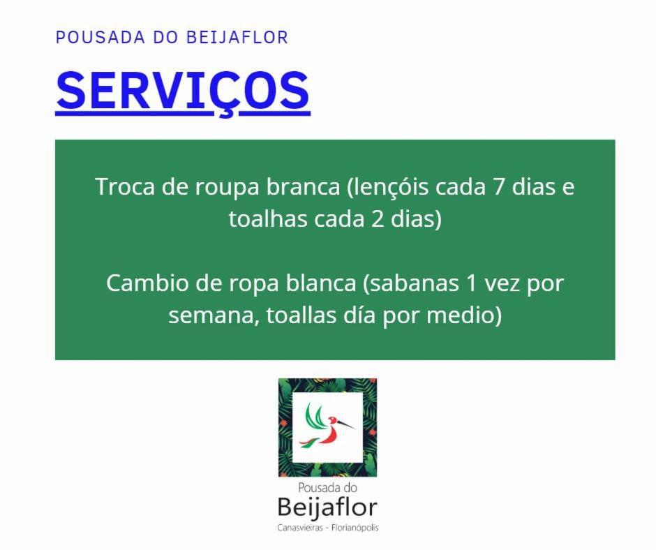 Pousada Do Beijaflor Florianópolis Exterior foto